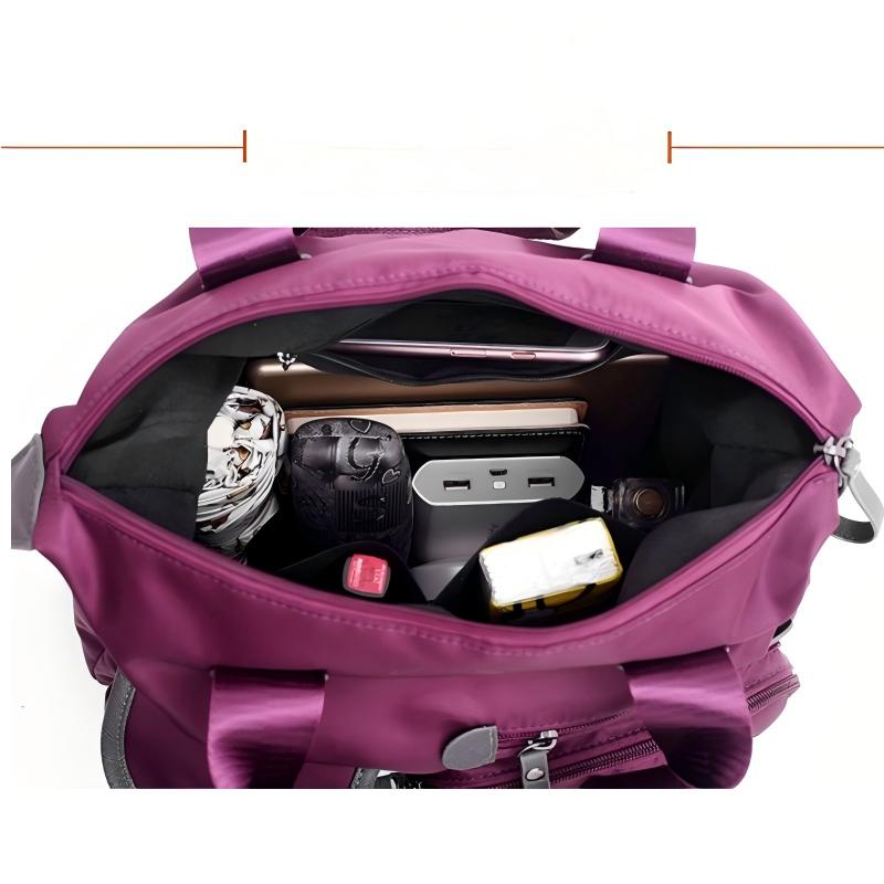 💞50K+ SOLD!👜Large Waterproof Tote Bag – Spacious main compartment, multiple pockets & 3 carrying ways. Lightweight Oxford fabric – perfect for work, shopping & travel! 💪✨