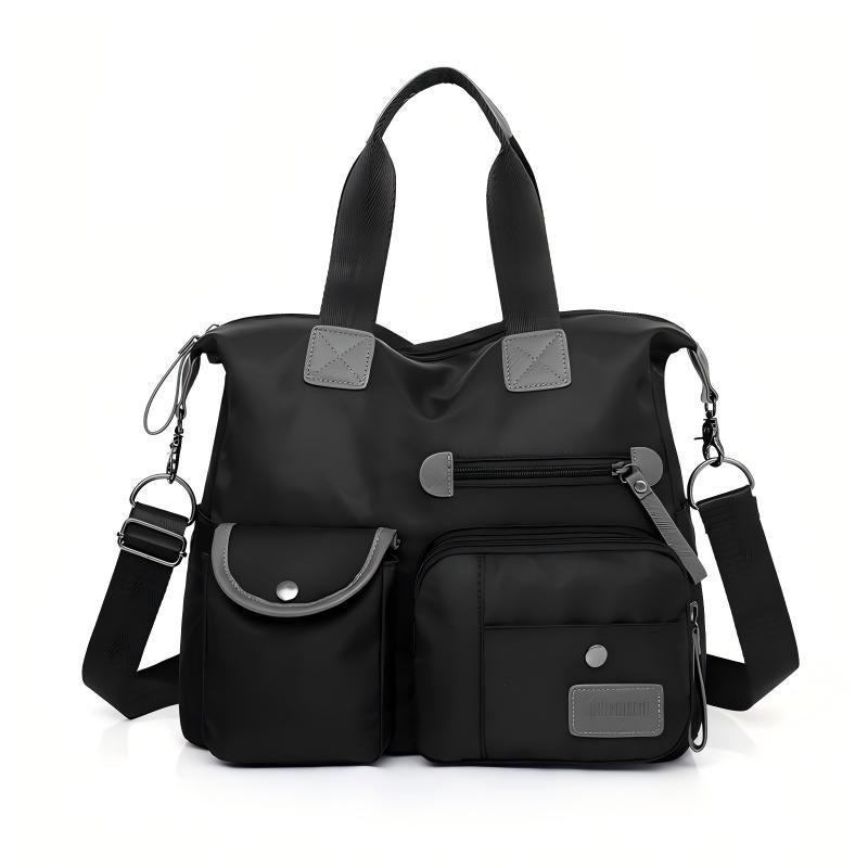 💞50K+ SOLD!👜Large Waterproof Tote Bag – Spacious main compartment, multiple pockets & 3 carrying ways. Lightweight Oxford fabric – perfect for work, shopping & travel! 💪✨