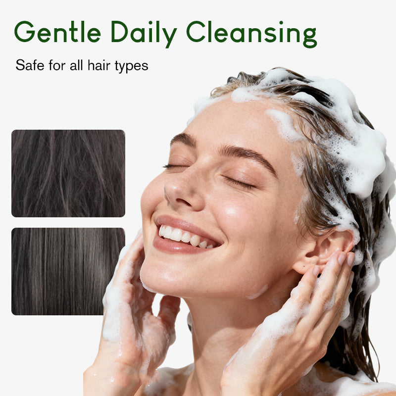 🧴BUY 1 FREE 1 (2PC) ✨Natural Hair Growth Shampoo Anti Hair Loss Scalp Repair Thicker Fuller Hair 🌿