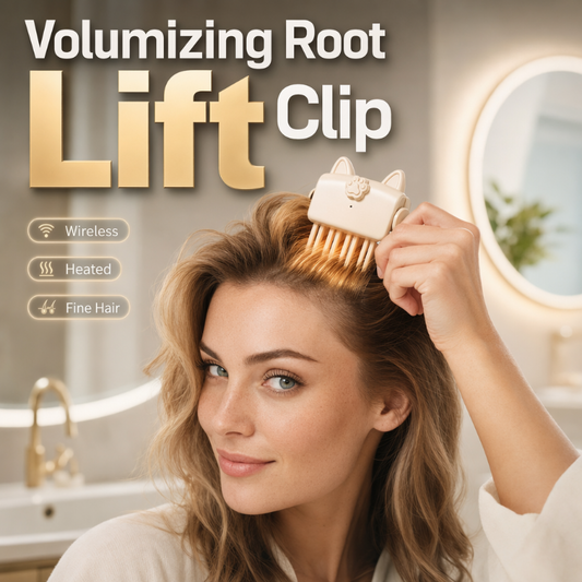 📢49% OFF !! ⏰Wireless Heated Volumizing Root Lift Clip - Salon Crown Volume Styling Tool for Fine Flat Hair