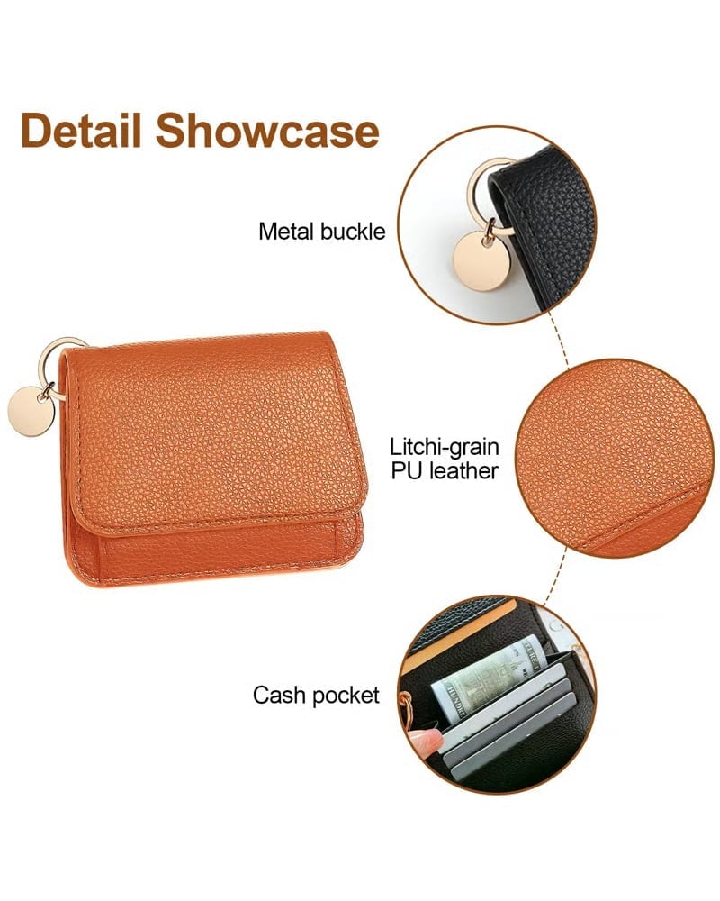 Women's Elegant Minimalist Short Slim Wallet