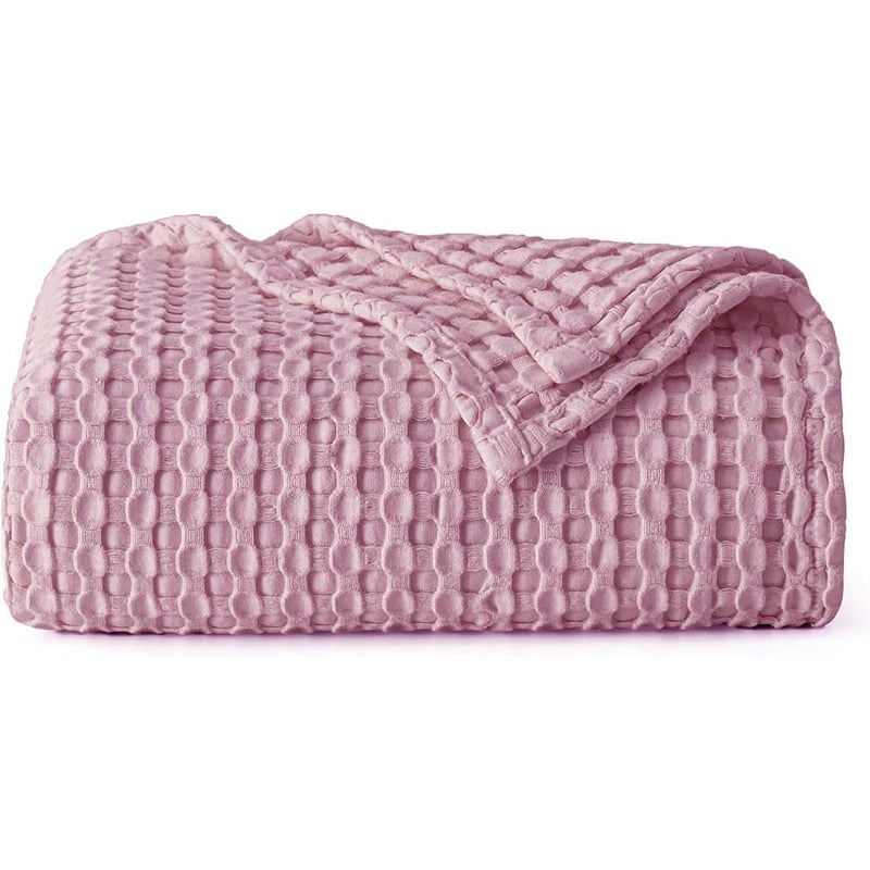 Premium Bamboo-Cotton Waffle Weave Blanket